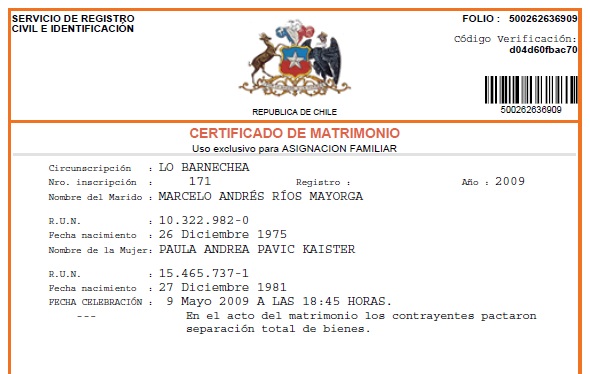 Qué tipos de documentos se puede solicitar